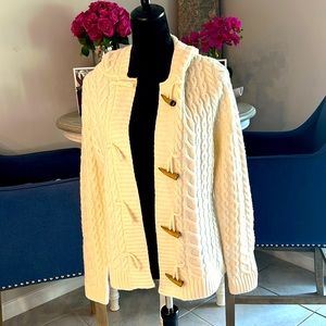 Lauren Ralph Lauren sweater coat with hood